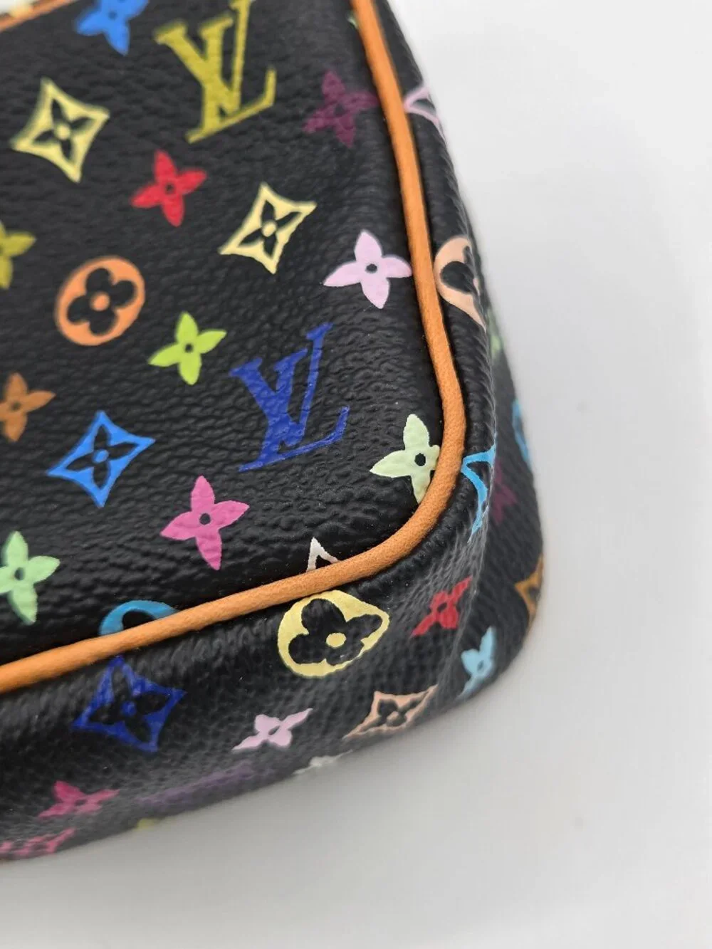 Louis Vuitton Monogram Multicolor Trousse Wapity – Black | Takashi Murakami